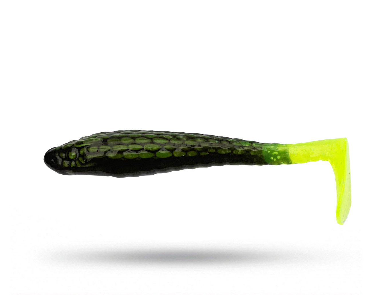 Waterquake Snake Shad 10 cm - Green Mamba 4 pk